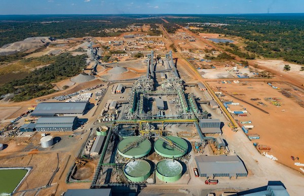 Aerial view of Kamoa–Kakula Copper Complex